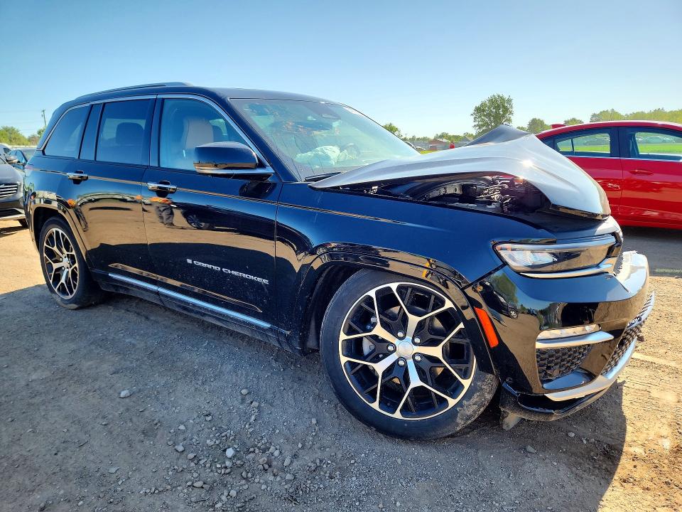 2023 Jeep Cherokee VIN 1C4RJYE62P8792020 COPART salvage auction — FRONT END, Oh - Cert Of Title-Salvage, sold $1,600 on 2026-07-23 (photo 4)