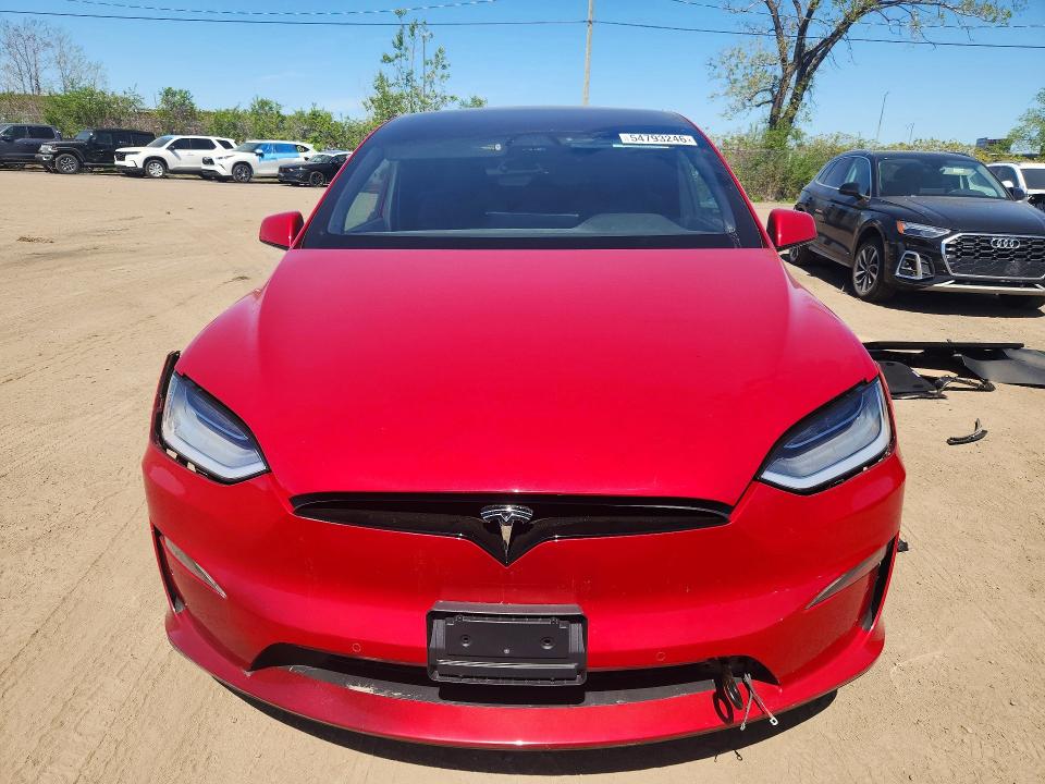 2022 Tesla VIN 7SAXCDE53NF341034 COPART salvage auction — SIDE, Qc - Gravement Accidente, sold $15,750 on 2026-07-07 (photo 5)