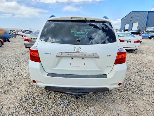 2008 Toyota Highlander VIN JTEES41A782077801 COPART salvage auction — FRONT END, Ok - Certificate Of Title, sold $950 on 2026-07-07 (photo 6)