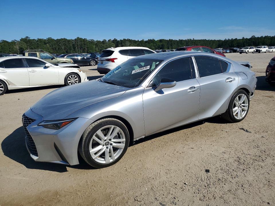 2024 Lexus Is VIN JTHCA1D22R5129917 COPART salvage auction — REAR END, Sc - Cert Of Title-Salvage, sold $16,000 on 2026-07-29 (photo 1)