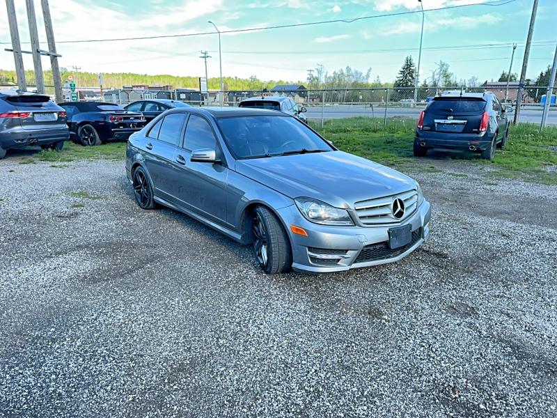2013 Mercedes-benz C class VIN WDDGF8ABXDA782065 COPART salvage auction — MINOR DENT/SCRATCHES, On - Permit No Brand - Unfit (P), sold $2,900 on 2026-07-03 (photo 1)