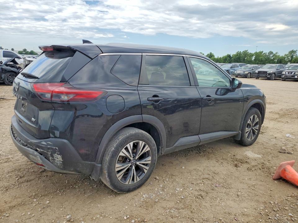 2023 Nissan Rogue VIN JN8BT3BAXPW433943 COPART salvage auction — FRONT END, Tx - Salvage Vehicle Title, sold $6,700 on 2026-07-17 (photo 3)
