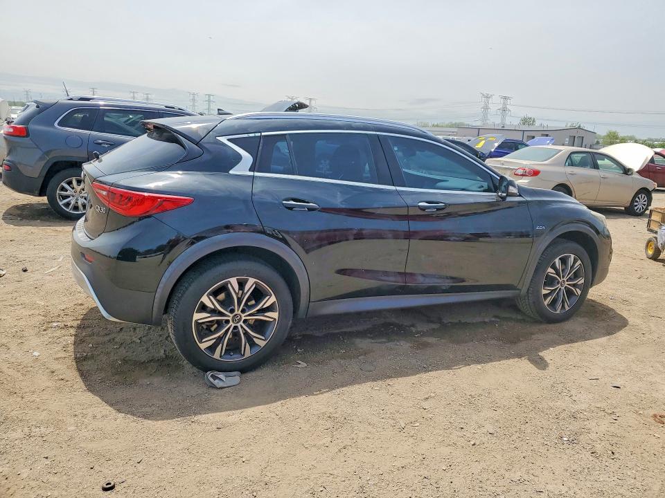 2017 Infiniti VIN SJKCH5CR0HA022855 COPART salvage auction — HAIL, Il - Salvage Certificate, sold $250 on 2026-07-21 (photo 3)