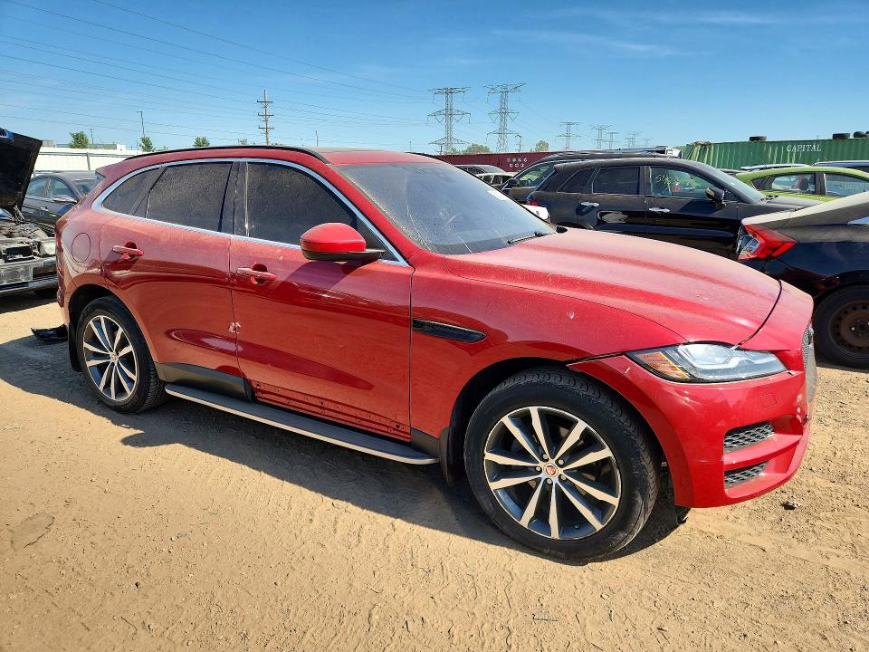 2018 Jaguar F-pace VIN SADCK2FX5JA282983 COPART salvage auction — REAR END, Il - Salvage Certificate, sold $250 on 2026-07-21 (photo 4)