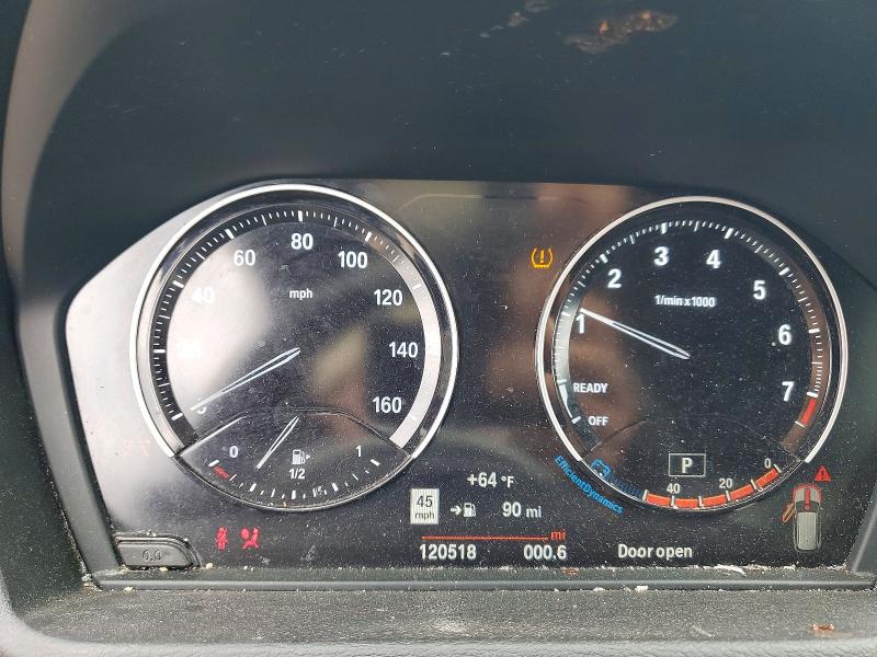 2018 BMW X1 VIN WBXHT3C36J3H33435 COPART salvage auction — FRONT END, WV - CERTIFICATE OF TITLE, sold $3,700 on 2026-07-23 (photo 9)