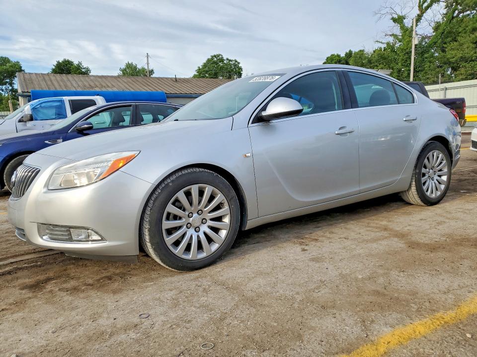 2011 Buick Regal VIN W04GV5EV4B1094957 COPART salvage auction — HAIL, Ks - Cert Of Title-Salvage, sold $1,650 on 2026-07-17 (photo 1)