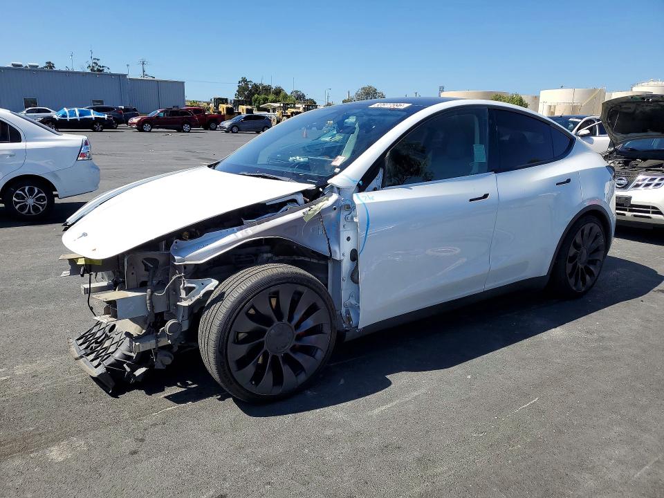 2023 Tesla VIN 7SAYGDEF4PF593749 — COPART salvage auction photo