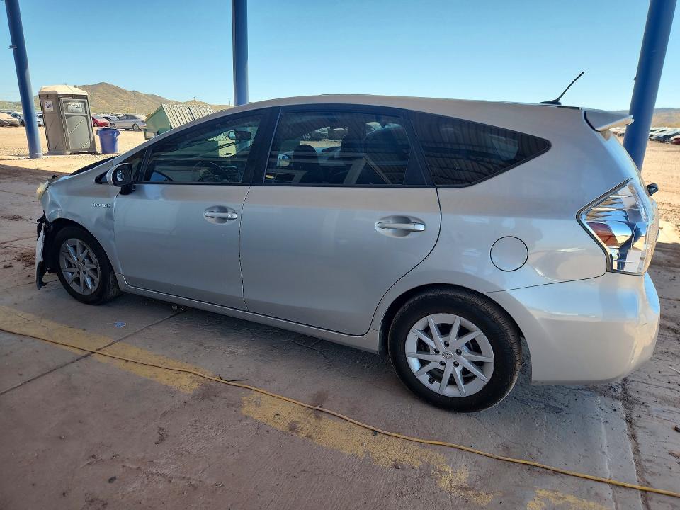 2014 Toyota Prius v VIN JTDZN3EU9EJ008654 COPART salvage auction — FRONT END, Az - Cert Of Title - Salvage, sold $1,600 on 2026-07-07 (photo 2)