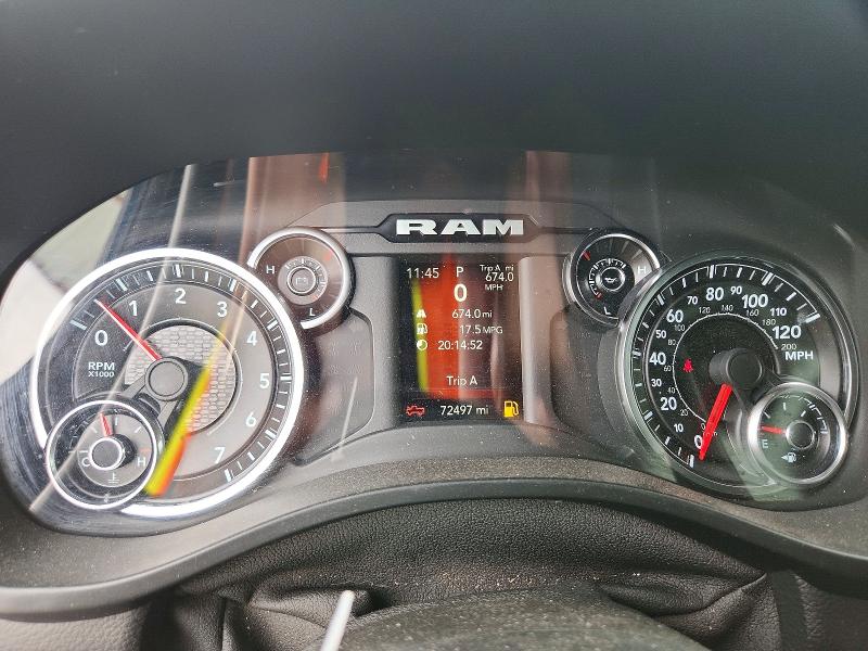 2021 Ram 1500 VIN 1C6RREFT3MN816390 COPART salvage auction — HAIL, Tx - Certificate Of Title, sold $13,000 on 2026-07-31 (photo 9)