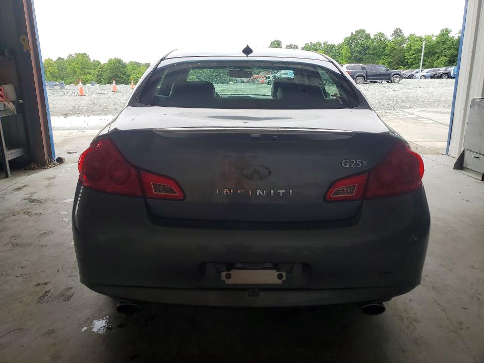 2011 Infiniti G VIN JN1DV6AR7BM653068 COPART salvage auction — FRONT END, Nc - Salvage Certificate Of Title, sold $400 on 2026-07-15 (photo 6)