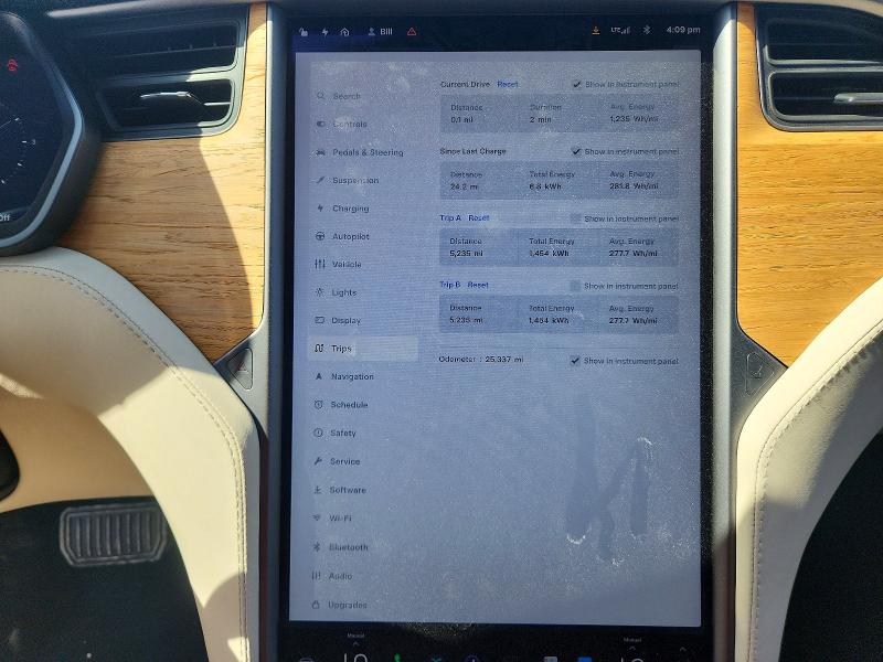 2021 Tesla Model s VIN 5YJSA1E29MF425715 COPART salvage auction — SIDE, Fl - Certificate Of Destruction, sold $8,300 on 2026-07-09 (photo 9)