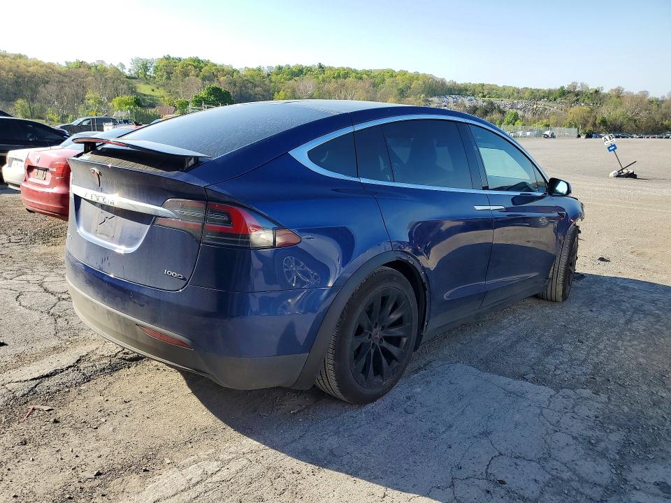 2019 Tesla Model x VIN 5YJXCAE27KF152626 COPART salvage auction — FRONT END, Pa - Certificate Of Salvage, sold $12,200 on 2026-08-21 (photo 3)