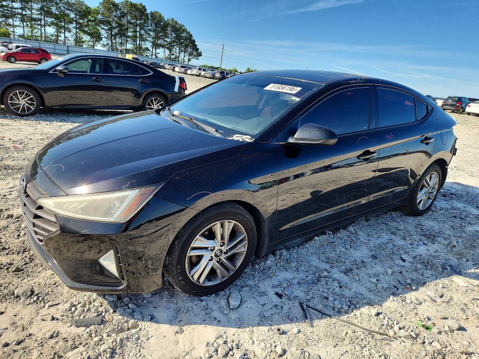 2020 Hyundai Elantra VIN KMHD84LF0LU000798 COPART salvage auction — FRONT END, Ga - Cert Of Title-Salvage, sold $275 on 2026-07-29 (photo 1)