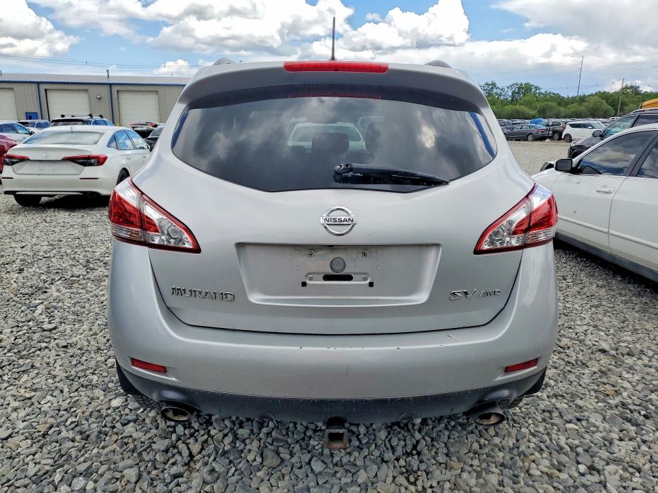2014 Nissan Murano VIN JN8AZ1MW0EW516401 COPART salvage auction — SIDE, Salvage Title, sold $375 on 2026-07-23 (photo 6)