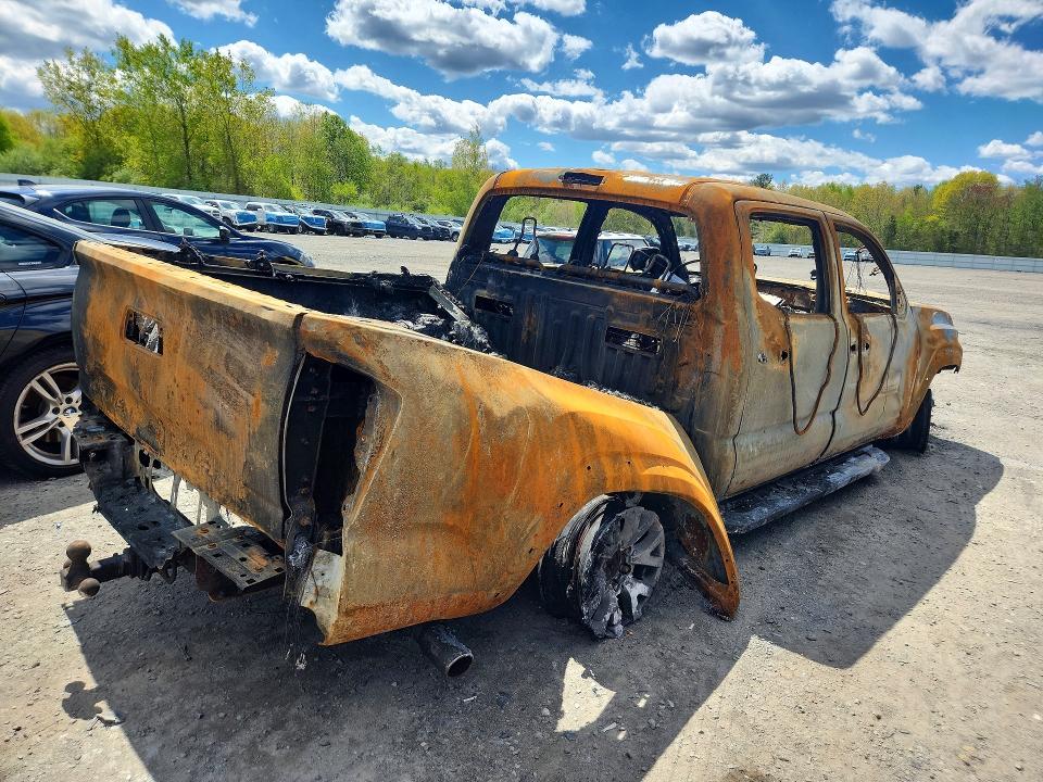 2021 Toyota Tacoma VIN 5TFCZ5AN1MX282625 COPART salvage auction — BURN, Ma - Cert Of Title-Salvage, sold $125 on 2026-07-08 (photo 3)