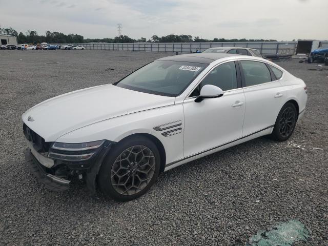 2021 Genesis G80 VIN KMTGB4SC4MU077851 COPART salvage auction — SIDE, Fl - Certificate Of Destruction, sold $6,900 on 2026-07-10 (photo 1)
