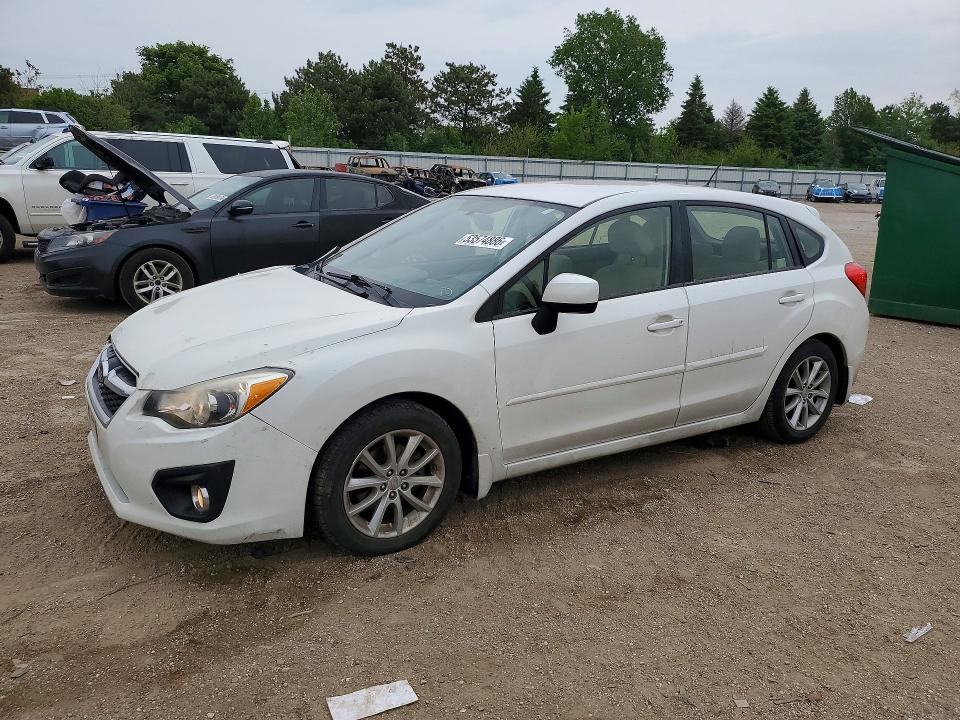 2013 Subaru Impreza VIN JF1GPAC6XDH821023 COPART salvage auction — FRONT END, Il - Salvage Certificate, sold $1,650 on 2026-07-21 (photo 1)
