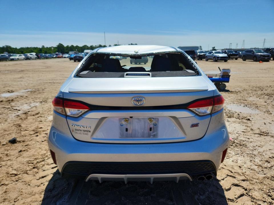 2021 Toyota Corolla VIN JTDS4MCE0MJ061425 COPART salvage auction — FRONT END, TX - SALVAGE VEHICLE TITLE, sold $800 on 2026-07-28 (photo 6)