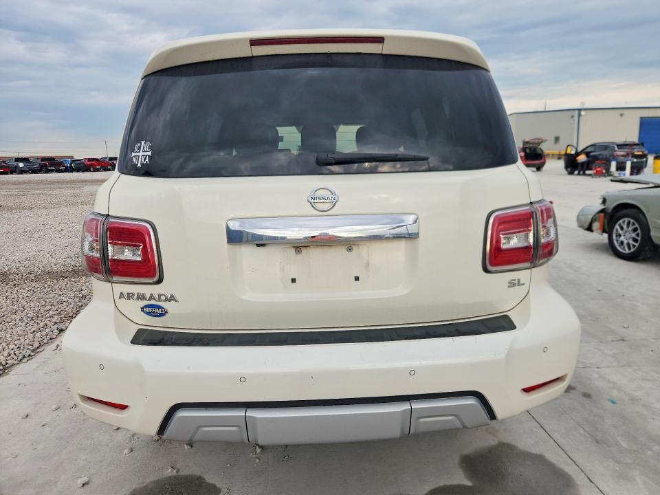 2018 Nissan Armada VIN JN8AY2NC9JX503325 COPART salvage auction — FRONT END, TX - CERTIFICATE OF TITLE, sold $2,650 on 2026-07-28 (photo 6)
