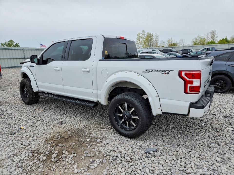 2018 Ford F-150 VIN 1FTEW1E59JFD07163 COPART salvage auction — FRONT END, Mi - Certificate Of Title, sold $3,950 on 2026-07-02 (photo 2)