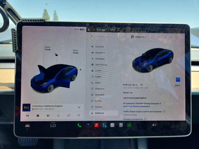 2021 Tesla Model 3 VIN 5YJ3E1EA8MF838516 COPART salvage auction — FRONT END, Ca - Salvage Certificate, sold $6,200 on 2026-07-14 (photo 9)