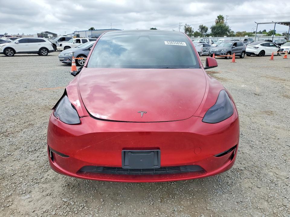 2024 Tesla Model y VIN 7SAYGDEF1RF125710 COPART salvage auction — FRONT END, CA - SALVAGE CERTIFICATE, sold $7,000 on 2026-07-24 (photo 5)