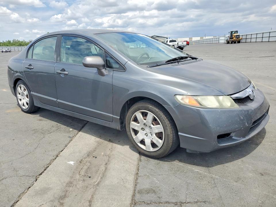 2010 Honda Civic VIN 2HGFA1F51AH331409 COPART salvage auction — SIDE, Ca - Salvage Certificate, sold $1,200 on 2026-07-02 (photo 4)