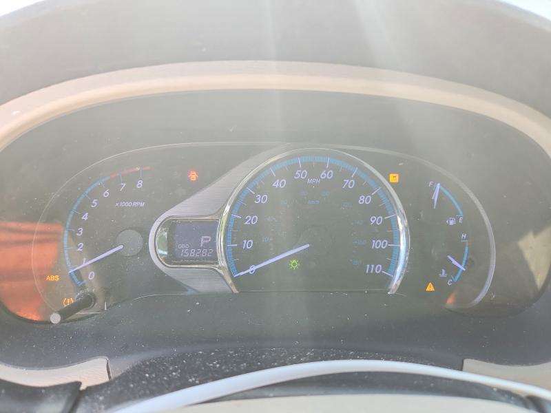 2011 Toyota Sienna VIN 5TDYK3DC4BS158456 COPART salvage auction — FRONT END, Fl - Cert Of Title Slvg Rebuildable, sold $400 on 2026-07-31 (photo 9)