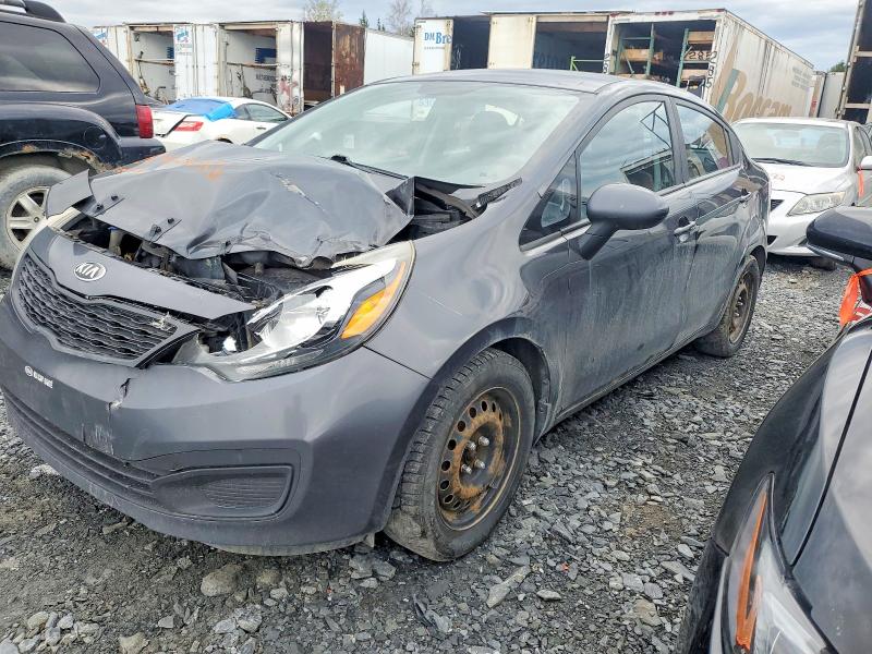 2015 Kia Rio VIN KNADM4A32F6518362 COPART salvage auction — FRONT END, Qc - Gravement Accidente, sold $125 on 2026-07-28 (photo 1)