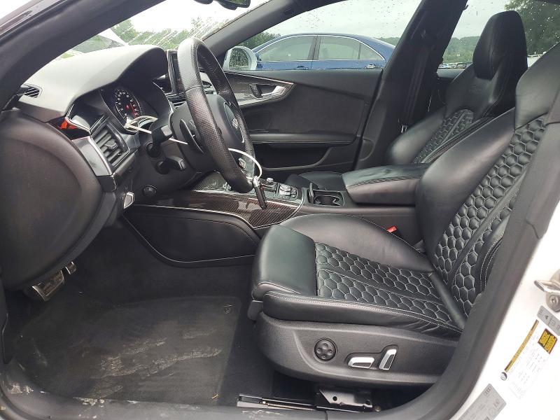 2017 Audi S7 VIN WUAWAAFC0HN901045 COPART salvage auction — FRONT END, Nc - Salvage Certificate Of Title, sold $7,700 on 2026-07-30 (photo 7)