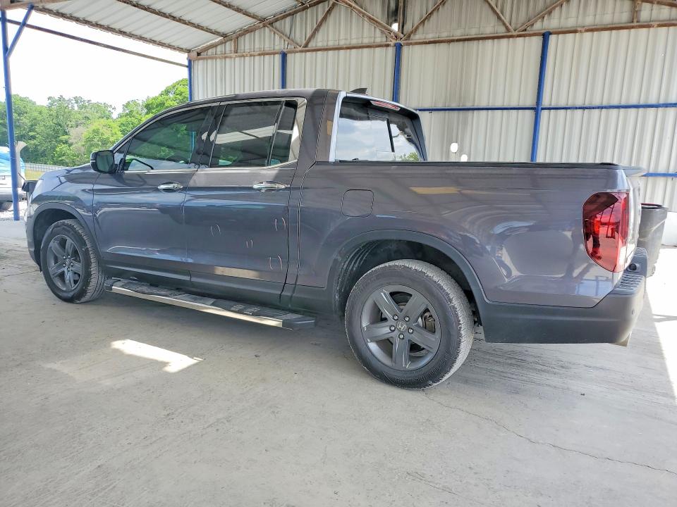 2021 Honda Ridgeline VIN 5FPYK3F72MB020140 COPART salvage auction — SIDE, Tn - Salvage Certificate, sold $12,300 on 2026-07-02 (photo 2)