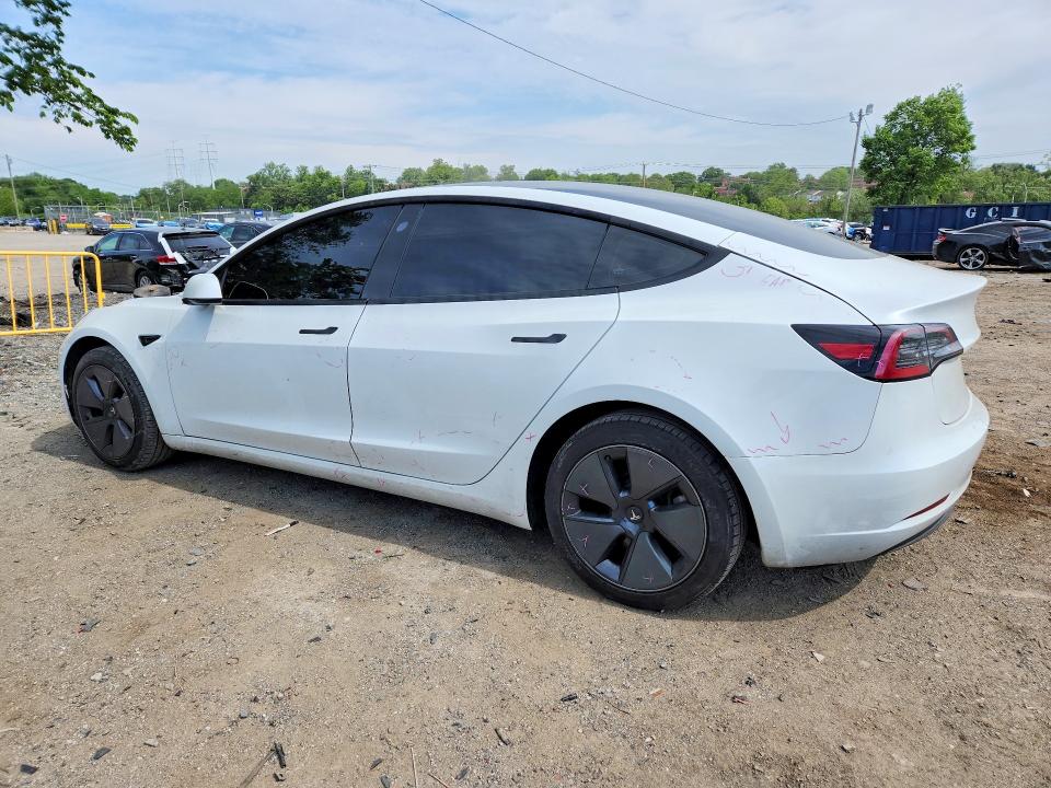 2023 Tesla Model 3 VIN 5YJ3E1EA7PF414751 COPART salvage auction — FRONT END, Md - Cert Of Salvage < 75% Damage, sold $0 on 2026-09-17 (photo 2)