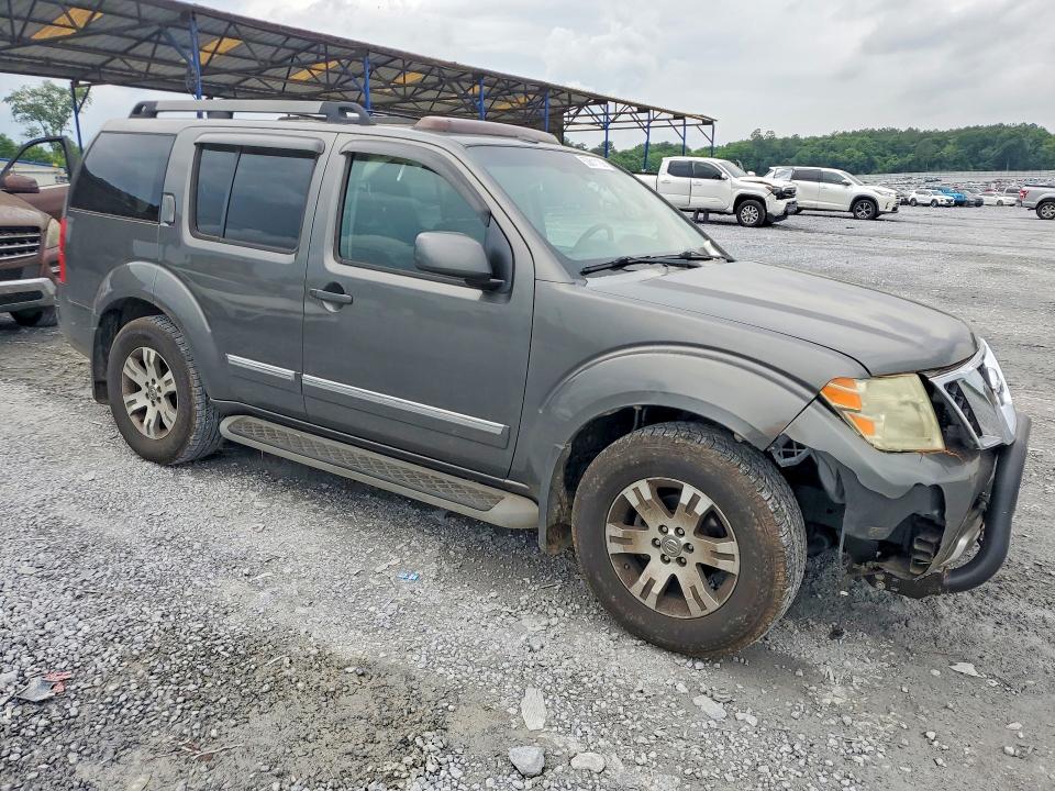2008 Nissan Pathfinder VIN 5N1AR18B98C652935 COPART salvage auction — FRONT END, GA - CERT OF TITLE-SALVAGE, sold $775 on 2026-07-09 (photo 4)