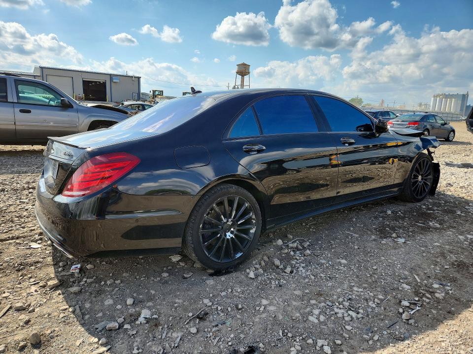 2015 Mercedes-benz S-klasse VIN WDDUG8FB7FA121668 COPART salvage auction — FRONT END, Il - Salvage Certificate, sold $3,900 on 2026-07-24 (photo 3)
