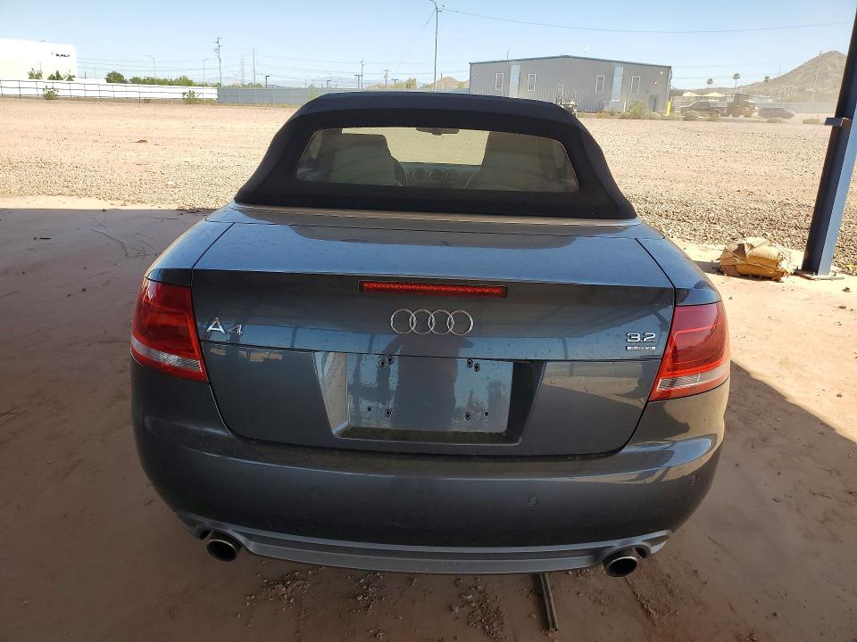 2008 Audi A4 VIN WAUEH48H38K009319 COPART salvage auction — MINOR DENT/SCRATCHES, Az - Certificate Of Title, sold $1,400 on 2026-07-02 (photo 6)