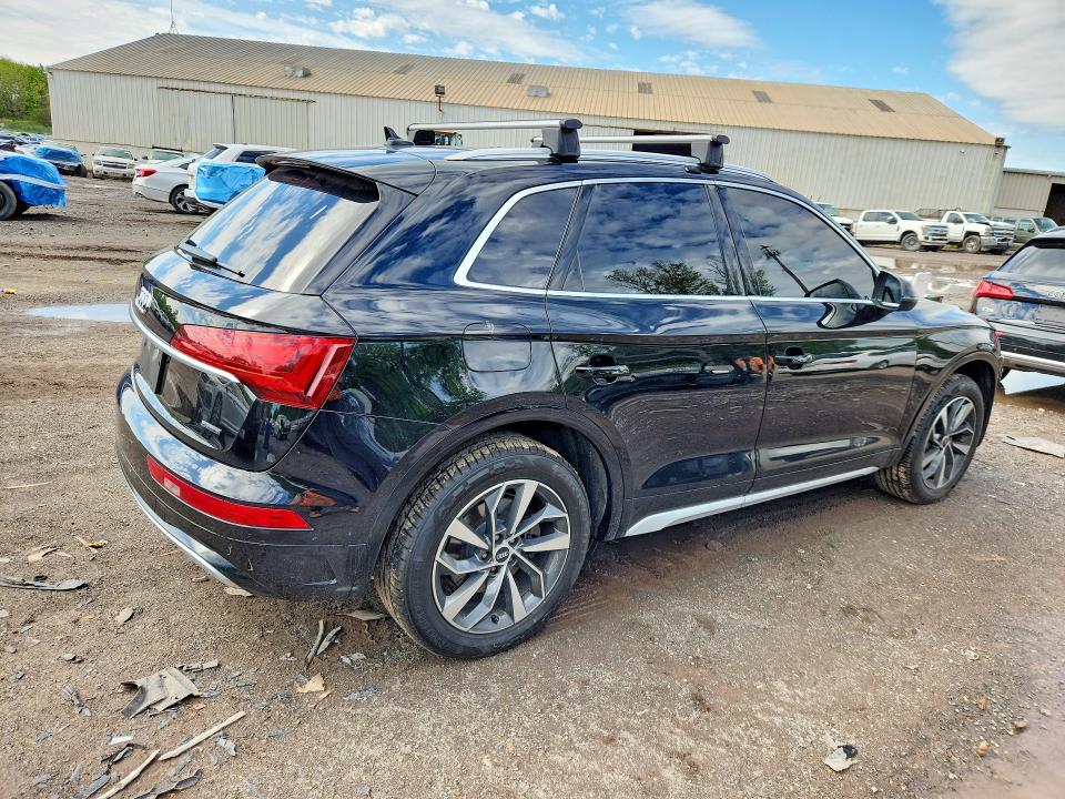 2021 Audi Q5 VIN WA1BAAFYXM2014890 COPART salvage auction — FRONT END, Pa - Certificate Of Salvage, sold $1,050 on 2026-07-15 (photo 3)