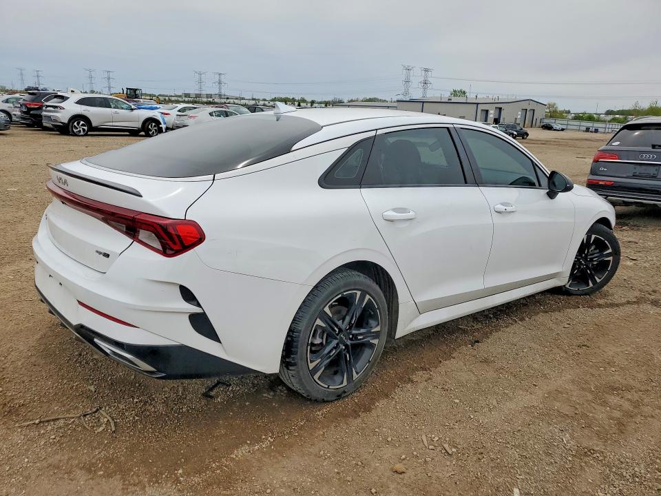2022 Kia K5 VIN 5XXG64J25NG153869 COPART salvage auction — FRONT END, Il - Salvage Certificate, sold $5,700 on 2026-07-28 (photo 3)