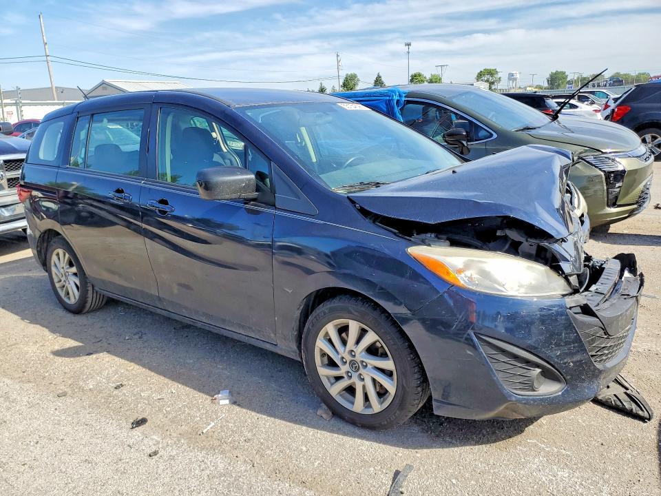 2014 Mazda 5 VIN JM1CW2BL4E0172327 COPART salvage auction — FRONT END, In - Cert Of Title-Salvage Title, sold $400 on 2026-07-13 (photo 4)