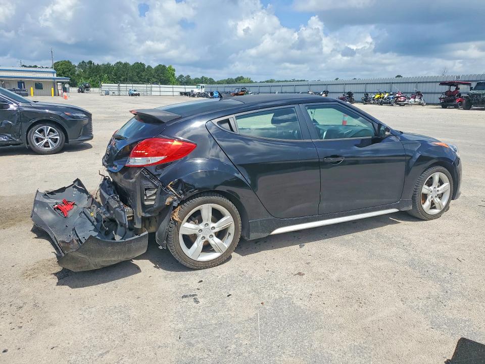 2013 Hyundai VIN KMHTC6AE4DU153833 COPART salvage auction — REAR END, Sc - Cert Of Title-Salvage, sold $350 on 2026-07-20 (photo 3)