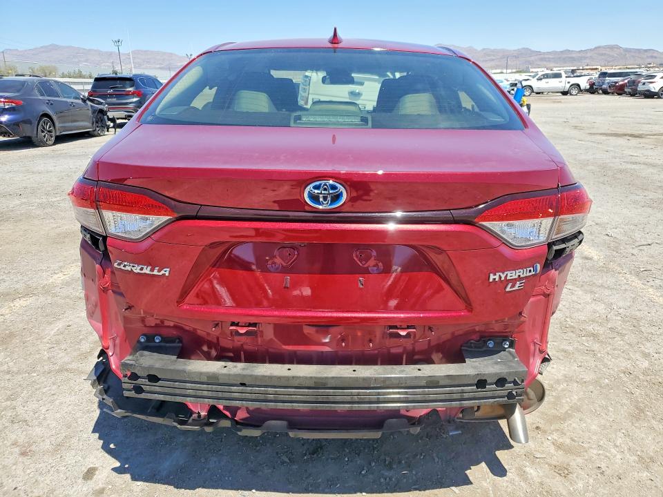 2024 Toyota Corolla VIN JTDBCMFE1RJ034935 COPART salvage auction — REAR END, Nv - Salvage Title, sold $150 on 2026-07-30 (photo 6)