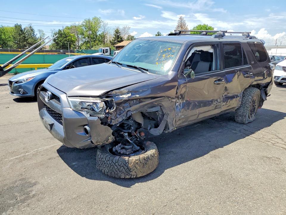 2019 Toyota 4runner VIN JTEBU5JR2K5621216 COPART salvage auction — FRONT END, Co - Public - Salvage Title, sold $6,200 on 2026-08-25 (photo 1)