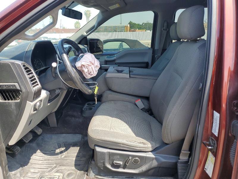 2016 Ford F-150 VIN 1FTEW1EG9GKE14599 COPART salvage auction — FRONT END, Ca - Non-Repairable Vehicle Cert, sold $2,700 on 2026-07-02 (photo 7)