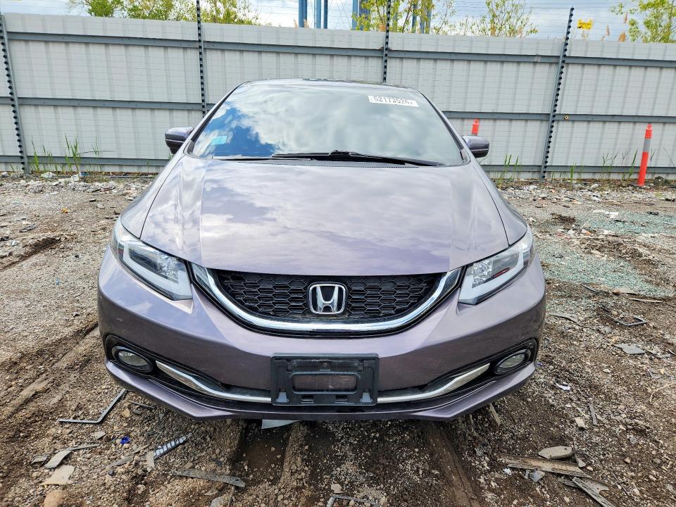 2014 Honda Civic VIN 19XFB2F91EE002232 COPART salvage auction — REAR END, Il - Salvage Certificate, sold $3,450 on 2026-07-03 (photo 5)
