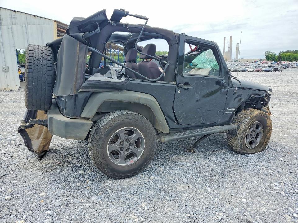 2013 Jeep Wrangler / VIN 1C4AJWAG1DL666126 COPART salvage auction — ROLLOVER, Ga - Cert Of Title-Salvage, sold $3,100 on 2026-07-09 (photo 3)