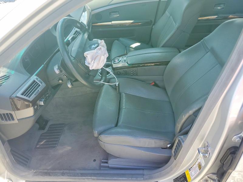 2007 BMW 7er VIN WBAHN83577DT71635 COPART salvage auction — MECHANICAL, NC - SALVAGE CERTIFICATE OF TITLE, sold $200 on 2026-07-22 (photo 7)