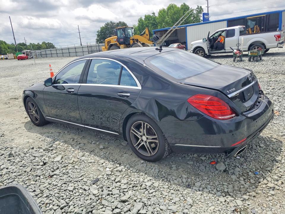2016 Mercedes-benz S class VIN WDDUG8FB5GA205179 COPART salvage auction — REAR END, NC - SALVAGE CERTIFICATE OF TITLE, sold $150 on 2026-07-29 (photo 2)