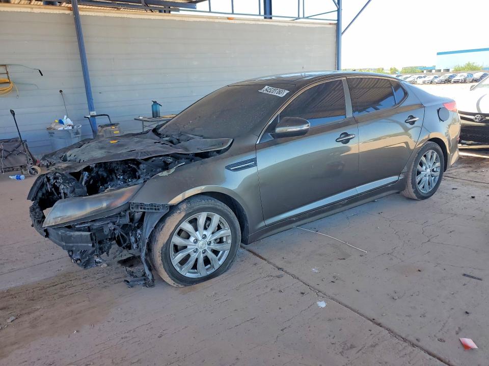 2015 Kia Optima VIN 5XXGN4A70FG406354 COPART salvage auction — BURN, Az - Cert Of Title - Salvage, sold $150 on 2026-07-14 (photo 1)