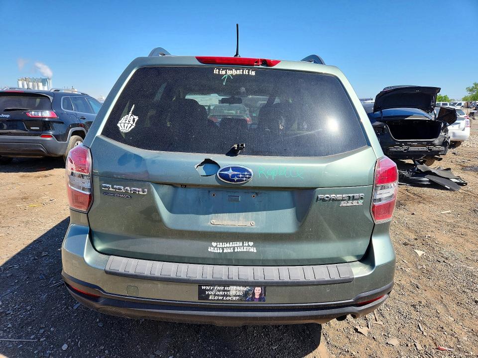 2015 Subaru Forester VIN JF2SJADC6FH823379 COPART salvage auction — HAIL, Il - Certificate Of Title, sold $425 on 2026-07-22 (photo 6)