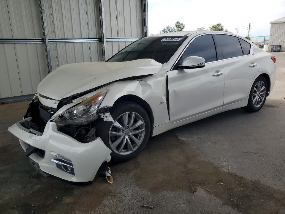 2015 Infiniti Q50 VIN JN1BV7AP7FM352205 COPART salvage auction — FRONT END, Ca - Salvage Certificate, sold $975 on 2026-07-02 (photo 1)