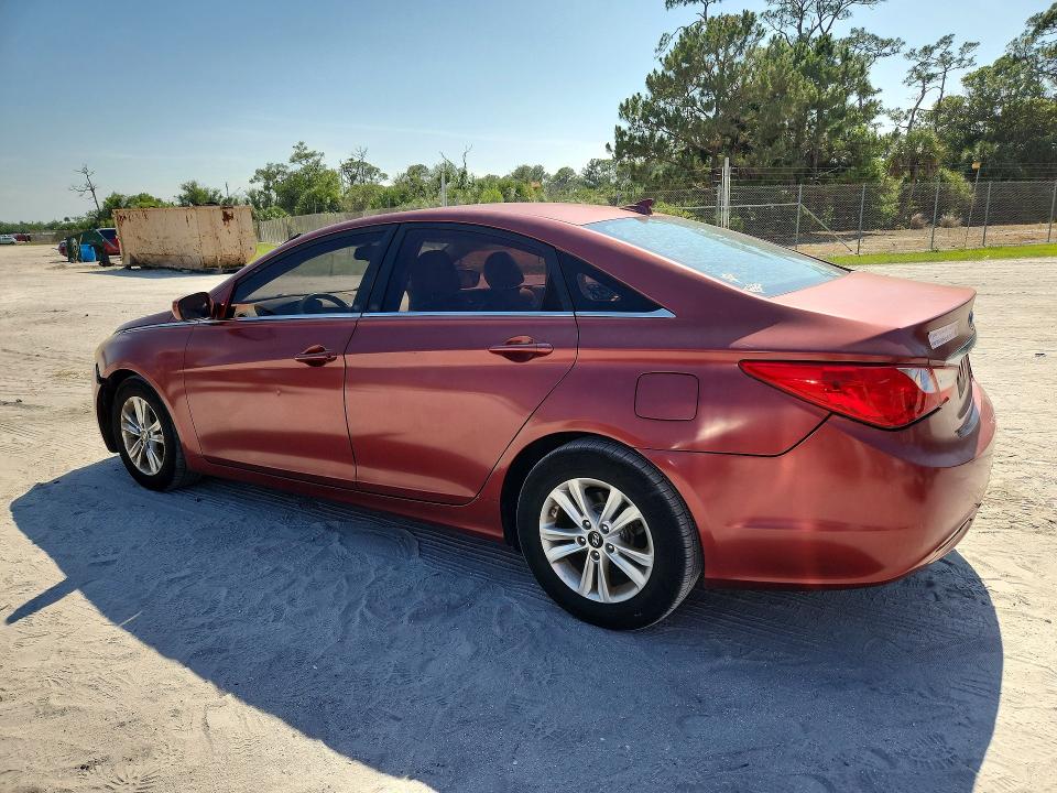 2013 Hyundai Sonata VIN 5NPEB4ACXDH693393 COPART salvage auction — REAR END, Fl - Cert Of Title Slvg Rebuildable, sold $750 on 2026-07-08 (photo 2)